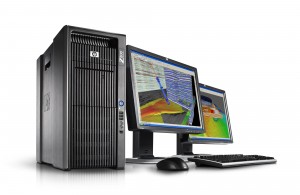 HP Z800 COW dual LP2475w