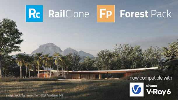Software releases RailClone for 3ds Max CG Channel