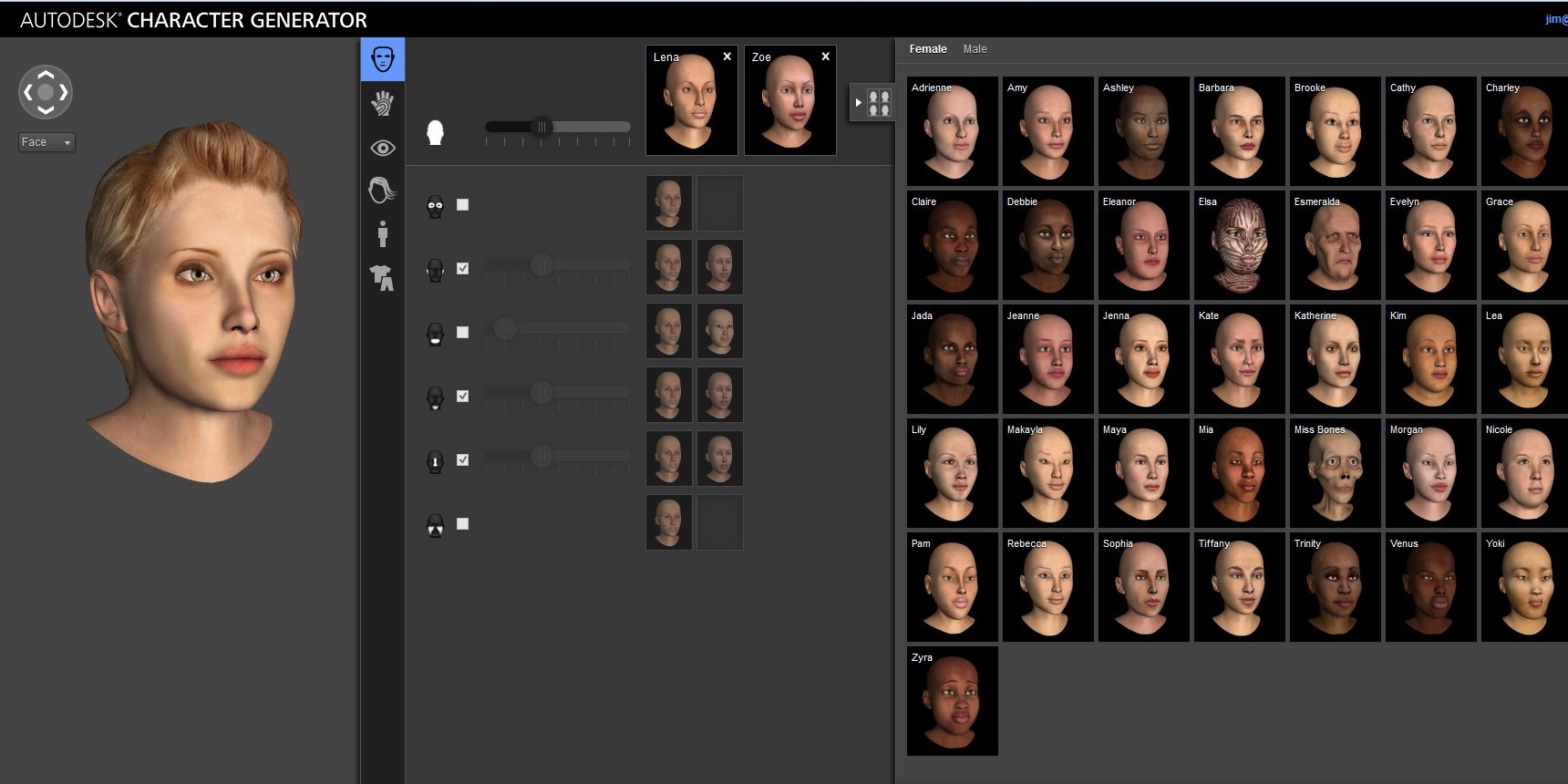 Autodesk Character Generator: Nâng cao kĩ năng thiết kế nhân vật của bạn với Autodesk Character Generator! Sử dụng công cụ này để tạo ra những nhân vật 3D chân thực và tinh tế. Bạn có thể tùy chỉnh đặc điểm vật lý và cá tính để tạo ra một bản sao chân thực nhất của mình.