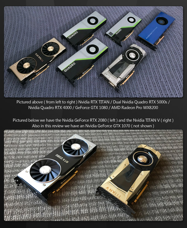 Group test: Quadro, Titan and GeForce RTX GPUs CG Channel