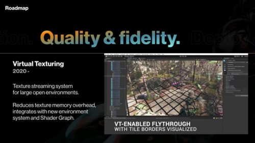 190927_Unity2020Roadmap_virtualtexturing | CG Channel