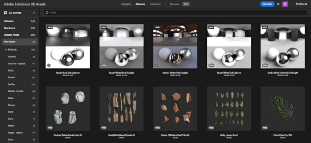 Download free 3D resources from Substance 3D Assets | CG Channel