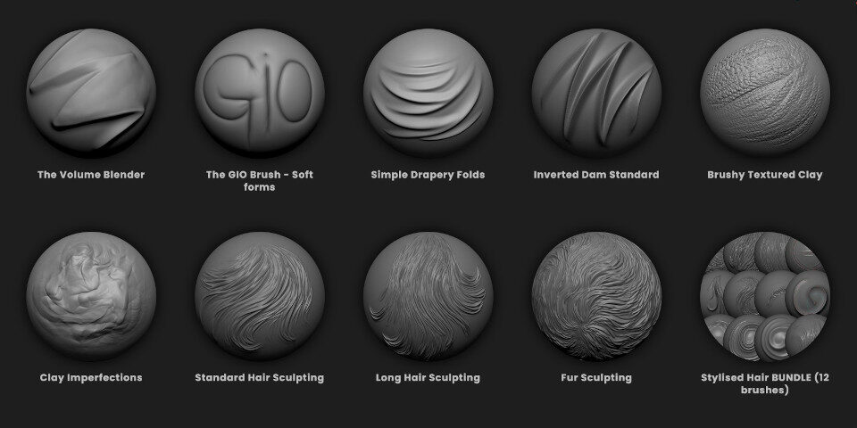 free zbrush bushe