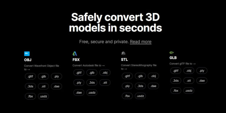 Convert 3D files for free in your browser with Convert 3D | CG Channel