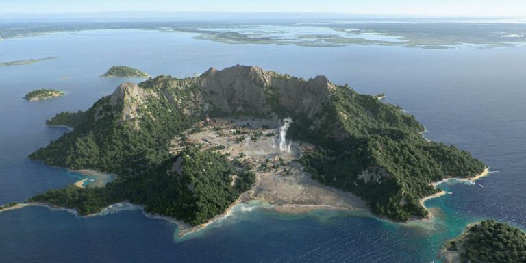 A recent image created using World Creator by Pixomondo Art Director Mujia Liao