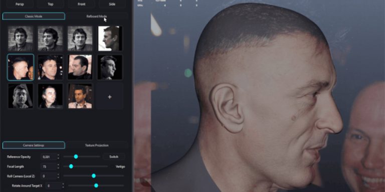 Camera Ref Build Handy Maya add-on RefTool speeds up portrait modeling | CG Channel