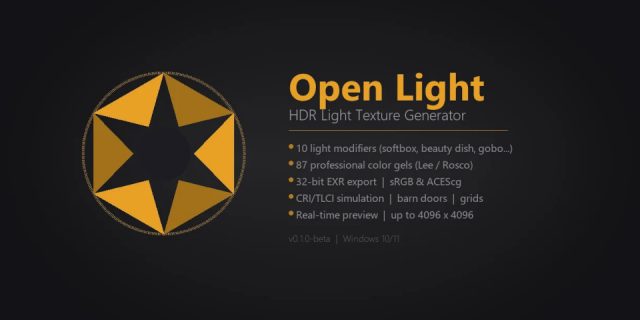 Free tool: Open Light generates procedural HDR light textures | CG Channel